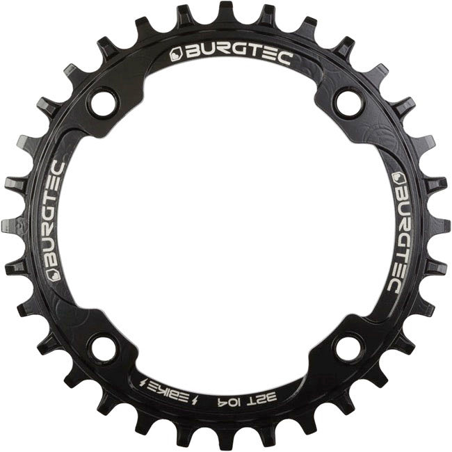 Load image into Gallery viewer, Burgtec 104MM BCD Inside Fit E-Bike Steel Thick Thin 32T Blk

