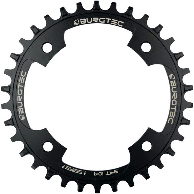 Load image into Gallery viewer, Burgtec 104MM BCD Outside Fit E-Bike Steel Thick Thin 34T Bl
