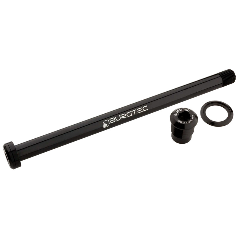 Load image into Gallery viewer, Burgtec 180mm x 12mm 1.00mm Pitch Rear Axle Burgtec Black
