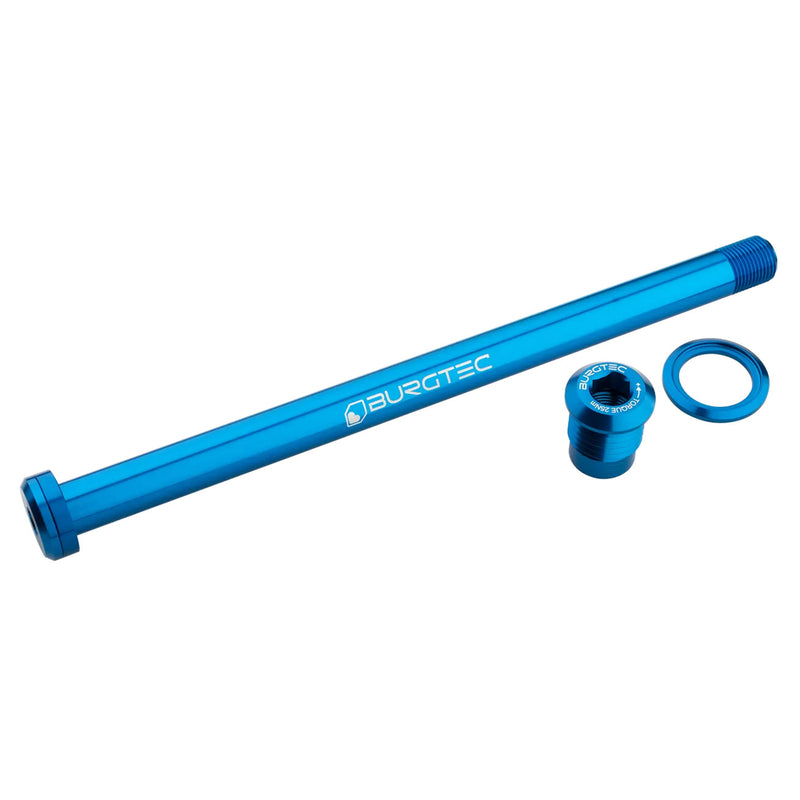 Load image into Gallery viewer, Burgtec 180mm x 12mm 1.00mm Pitch Rear Axle Deep Blue
