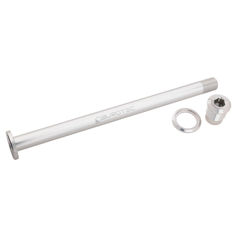 Load image into Gallery viewer, Burgtec Evil 183.5mm UDH Rear Axle Rhodium Silver  
