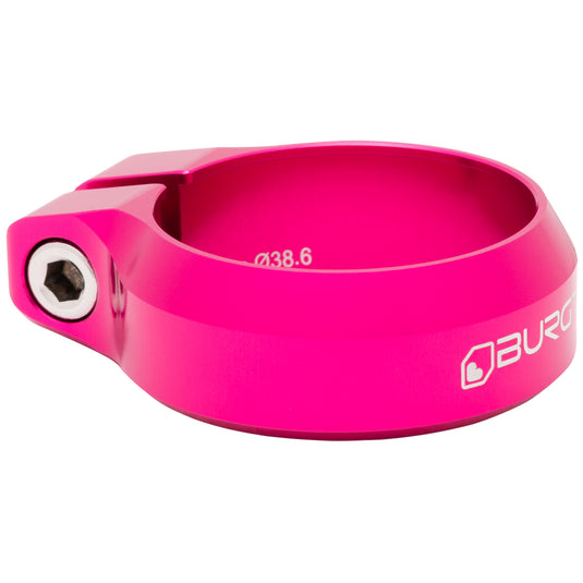 Burgtec Seat Clamp - 38.6mm Diameter - Toxic Barbie Pink