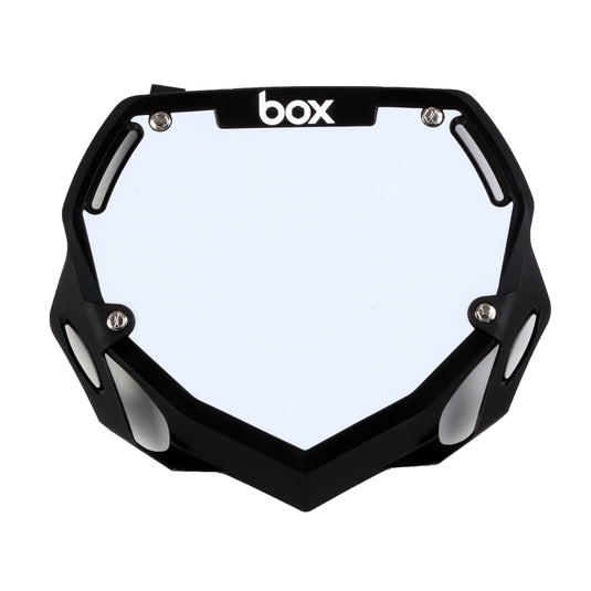 BOX Box Two Number Plate Black - Large