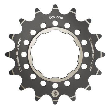 Load image into Gallery viewer, BOX Box One 3/32" CNC CrMo Cog Black - 16t
