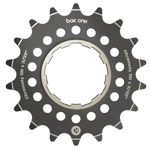 Load image into Gallery viewer, BOX Box One 3/32" CNC CrMo Cog Black - 18t
