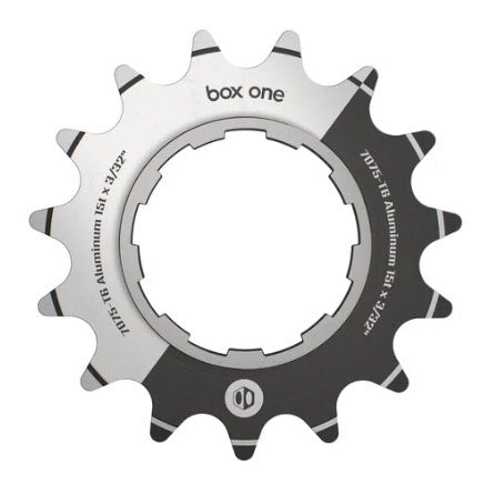 Load image into Gallery viewer, BOX Box One 3/32" CNC AL 7075 Cog Black - 15t
