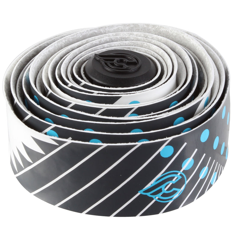 Load image into Gallery viewer, Cinelli Volee Handlebar Tape Fantasy Blk/Wht/Blue
