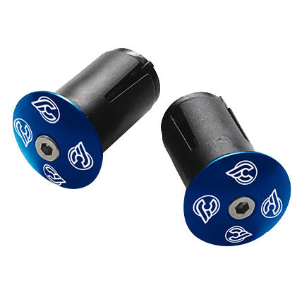 Load image into Gallery viewer, Cinelli Expander Alloy End Plugs Ano Blue Pair
