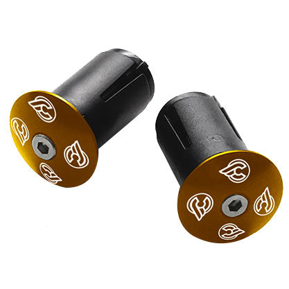 Load image into Gallery viewer, Cinelli Expander Alloy End Plugs Ano Gold Pair
