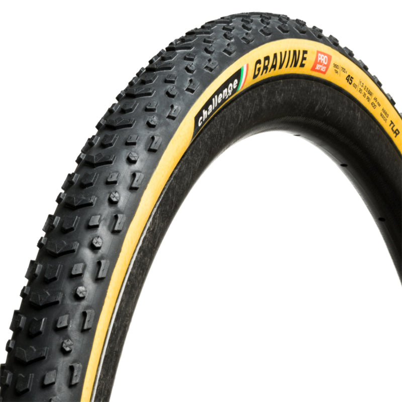 Load image into Gallery viewer, Challenge Tire Gravine Pro Tire 700 x 45 Black/Tan
