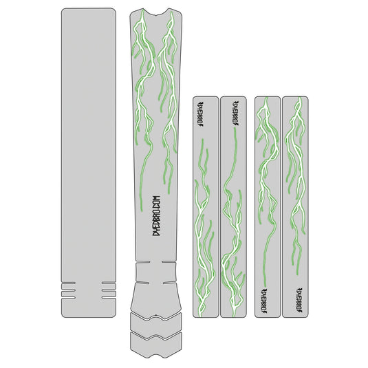 DYEDBRO Frame Protection Lightning Green  