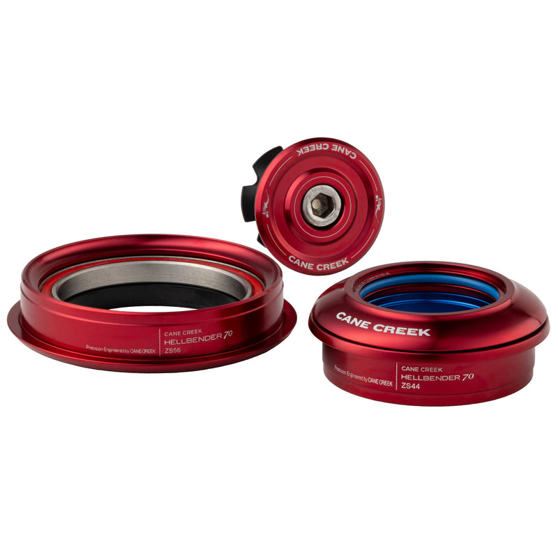 Load image into Gallery viewer, Cane Creek 70-Series Headset ZS44/28.6|ZS56/40 Red
