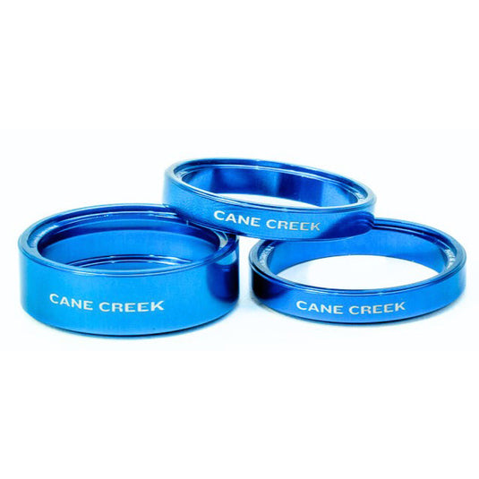 Cane Creek Interlok Spacer Kit 1-1/8" Blue Set