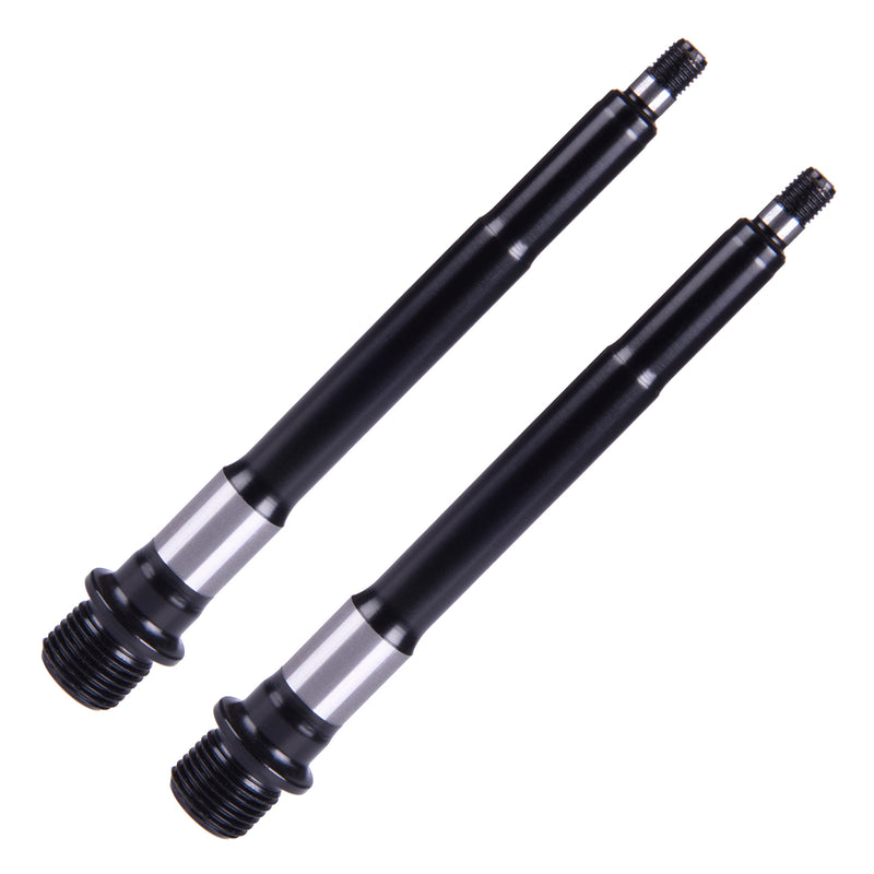 Load image into Gallery viewer, DMR V11 CrMo Black Pedal Spindle Kit  9/16"
