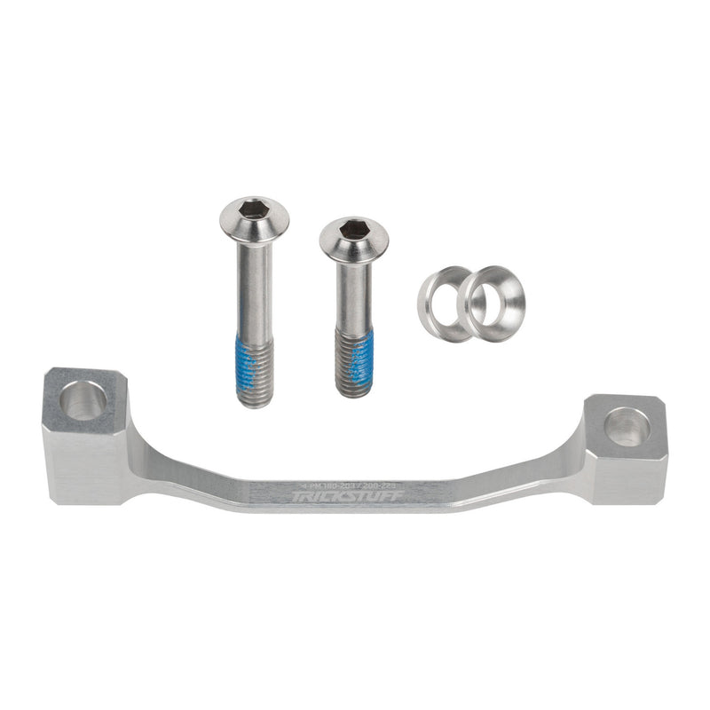 Load image into Gallery viewer, Trickstuff +23 PM 74mm Caliper Adapter PM180/PM200 Silver
