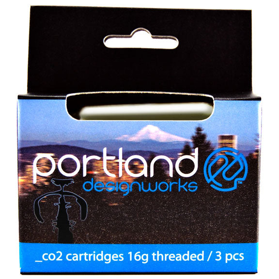 Load image into Gallery viewer, Portland Design Works CO2 Cartridge 16g Threaded 3/Count
