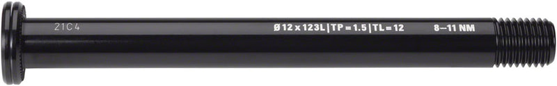 Load image into Gallery viewer, WHISKY No.9 Thru Bolt - 12mm 123mm P1.5 TL12 Black
