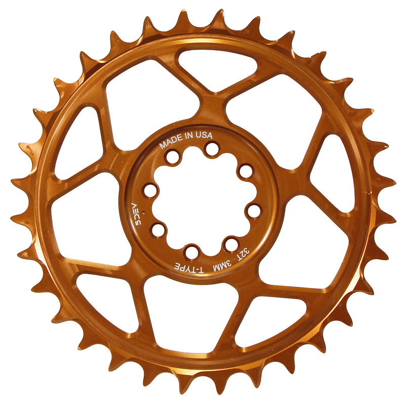 Load image into Gallery viewer, 5Dev T-Type 8-Bolt Chainring 3mm Offset 30T Kash
