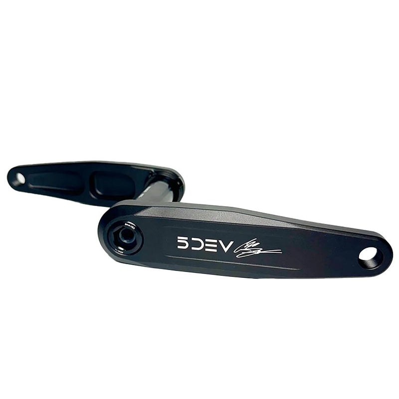 Load image into Gallery viewer, 5Dev DH/Freeride Cranks 155mm / DUB Spindle Black
