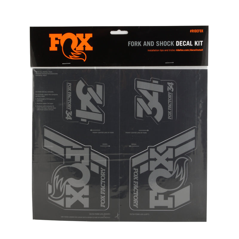 Load image into Gallery viewer, Fox Shox Heritage Decal Kit Stealth
