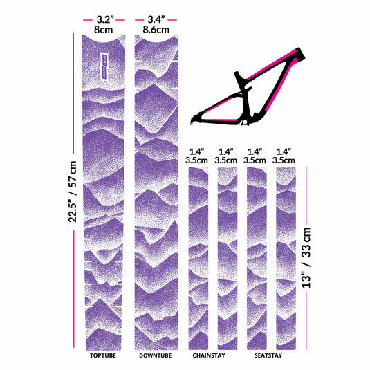Ground Keeper Frame Keeper Ridgelines Grape Glossy  