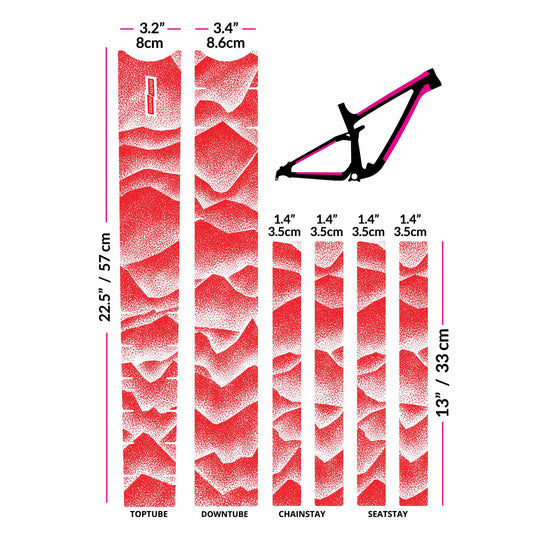 Ground Keeper Frame Keeper Ridgelines Strawberry Glossy  