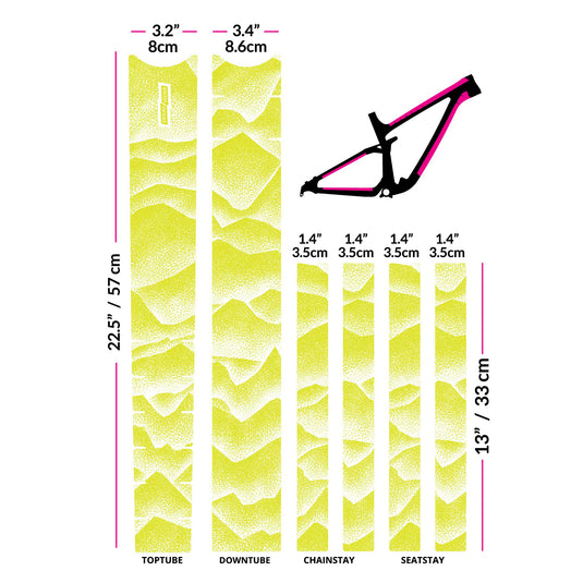 Ground Keeper Frame Keeper Ridgelines Lemon Matte  