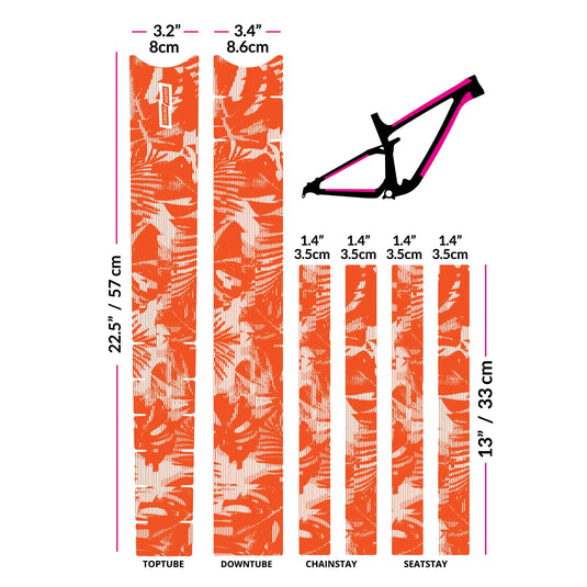 Ground Keeper Frame Keeper Tropical Glitch Tangerine Glossy  