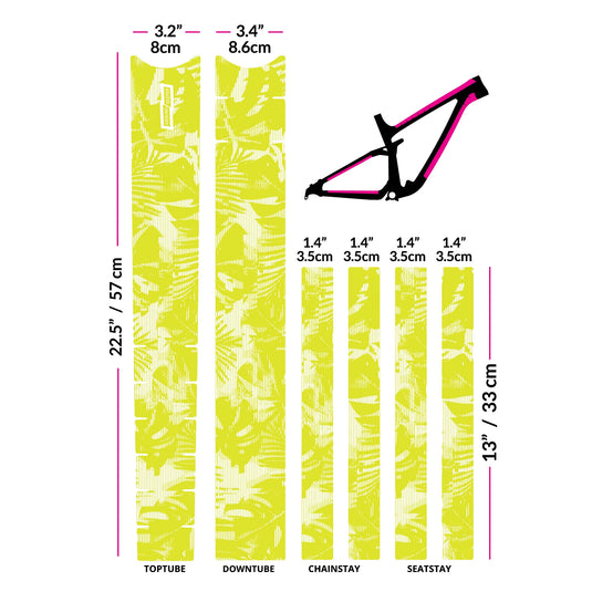 Ground Keeper Frame Keeper Tropical Glitch Lemon Matte  