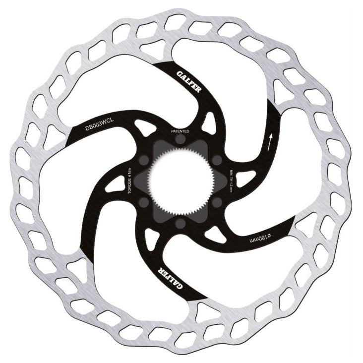 Load image into Gallery viewer, Galfer 203mm Rotor CL 1.8mm Black/Silver
