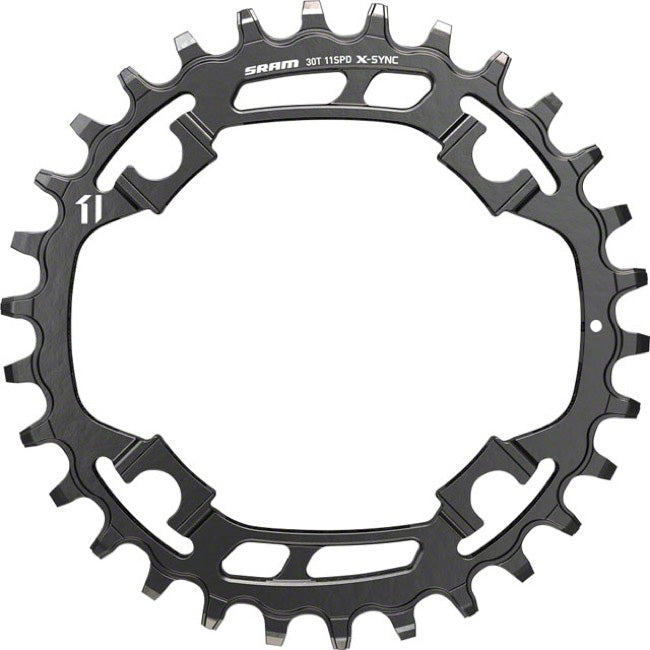 Load image into Gallery viewer, SRAM X-Sync 1x9-11sp 94BCD 3.5mm Steel 30t Black
