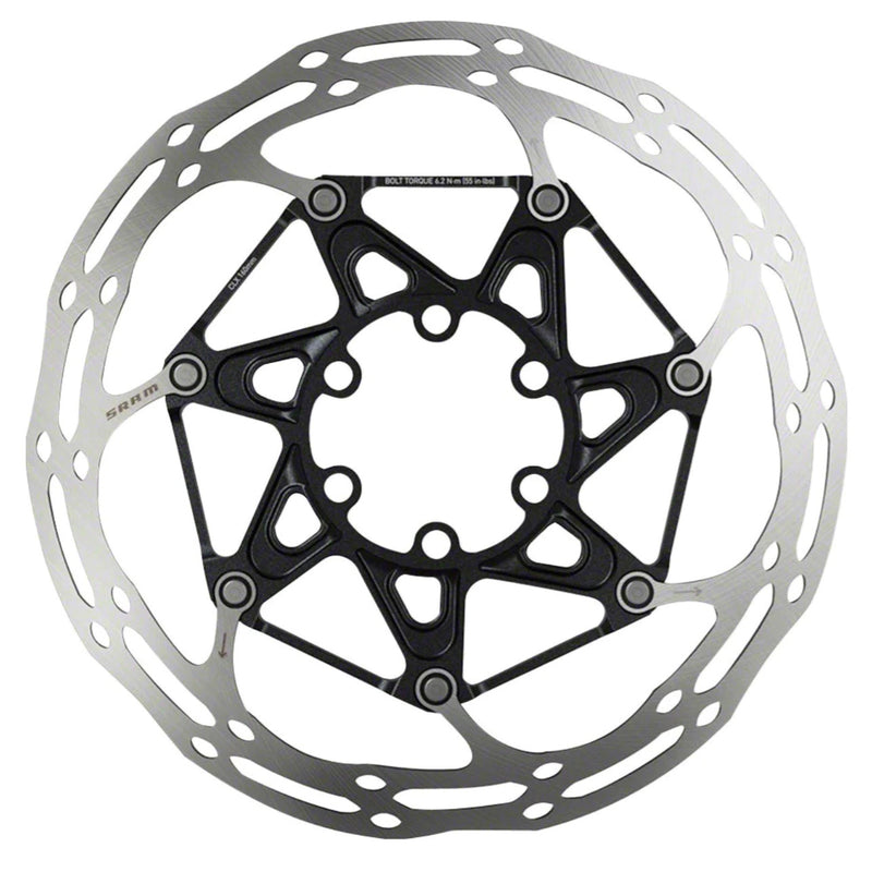 Load image into Gallery viewer, SRAM CenterLine X 2pc 6-Bolt Rotor Rounded Ti 140mm  
