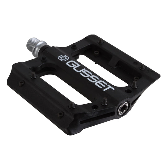 Gusset Merge Platform Pedals Black  
