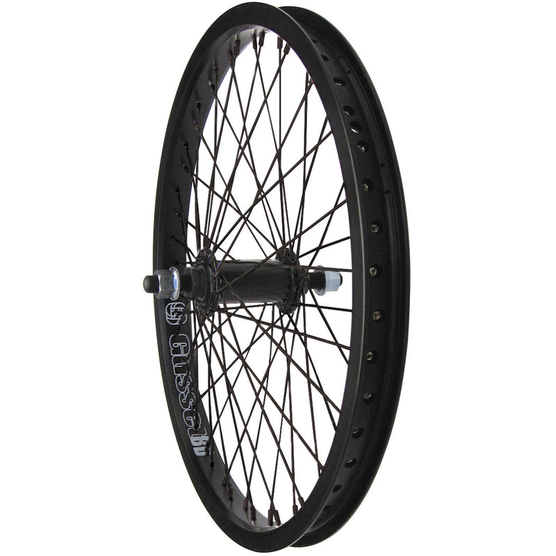 Load image into Gallery viewer, Gusset Black Dog 20" Front Wheel 3/8" 48h
