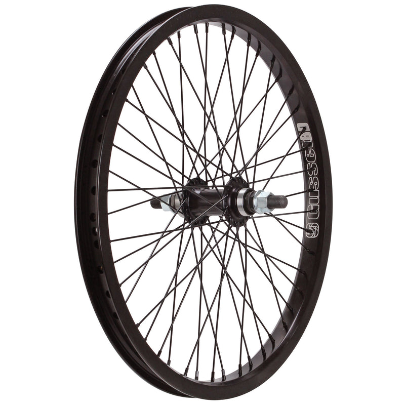Load image into Gallery viewer, Gusset Black Dog 20" Rear FW Wheel 14mm 48h
