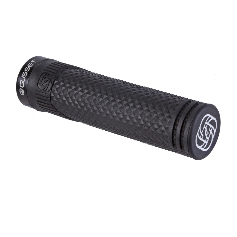 Load image into Gallery viewer, Gusset S2 Clamp-On Grips Black - Pair
