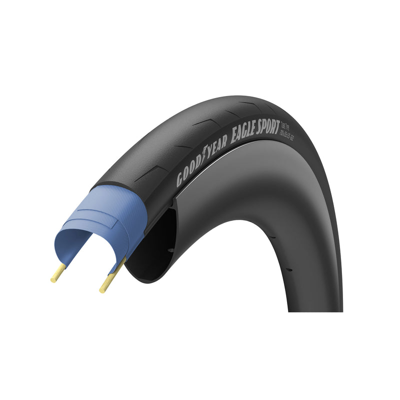 Load image into Gallery viewer, Goodyear Eagle Sport Tube Type Tire 700 x 28c Black
