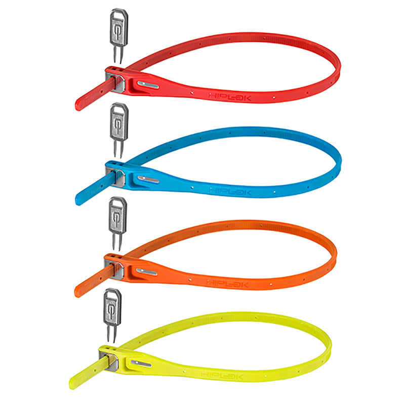 Load image into Gallery viewer, Hiplok Z Lok 4 Count Zip Key Lock Multi-Color
