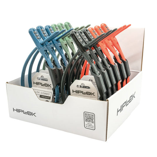 Hiplok Z Lok V2 12 Count Zip Combo Lock Multi-Color