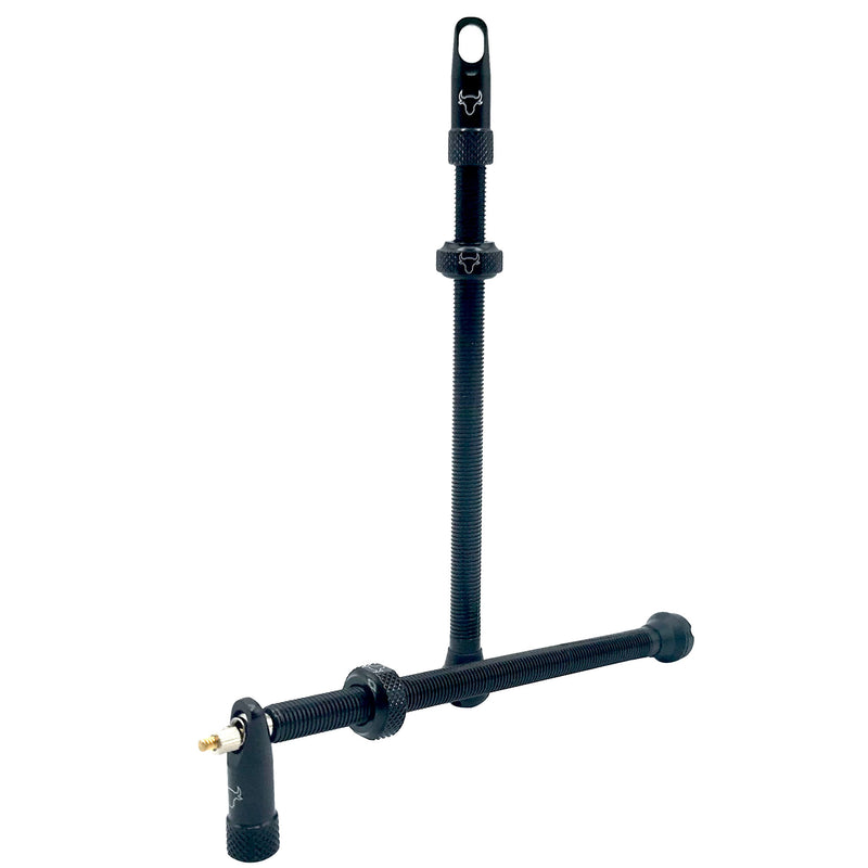 Load image into Gallery viewer, Hold Fast Cycling Tubeless Presta Valve Stem 105mm (Pair) - Black
