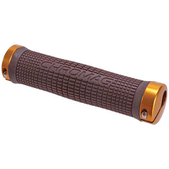 Load image into Gallery viewer, Chromag Squarewave Grips Brown/Gold

