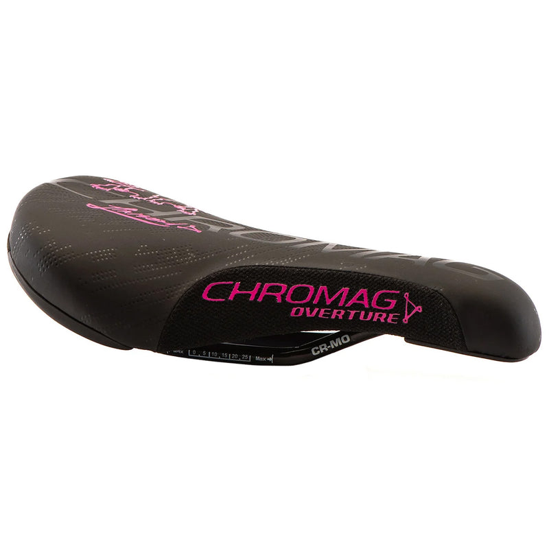 Load image into Gallery viewer, Chromag Overture Saddle CrMo Rails - Black
