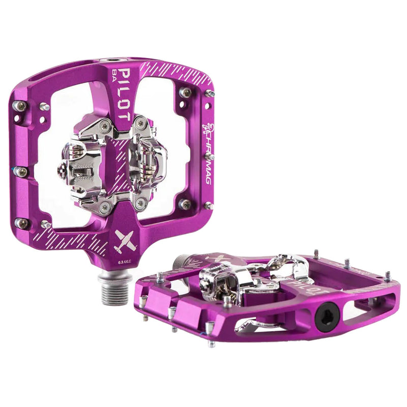 Load image into Gallery viewer, Chromag Pilot BA SPD Pedals Purple
