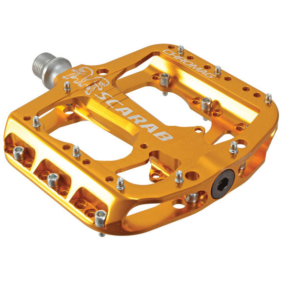 Load image into Gallery viewer, Chromag Scarab Pedals Gold
