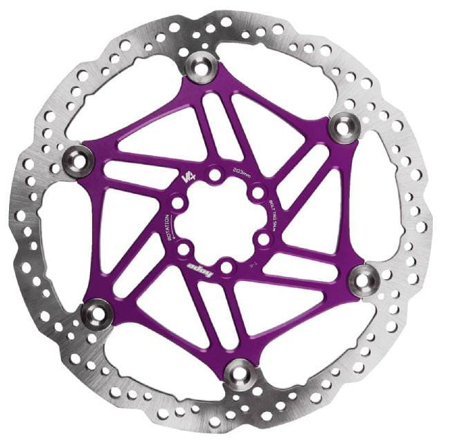 Load image into Gallery viewer, Hope V4 Vented Disc Rotor 6-Bolt Float/Wave 203mm Purpl
