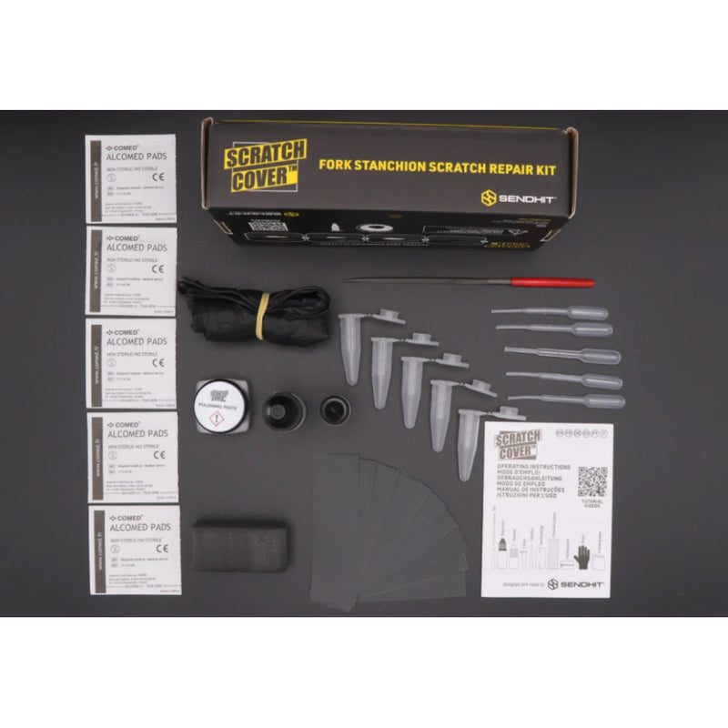 Load image into Gallery viewer, Sendhit Scratch Cover Stanchion Repair Kit Clear Each
