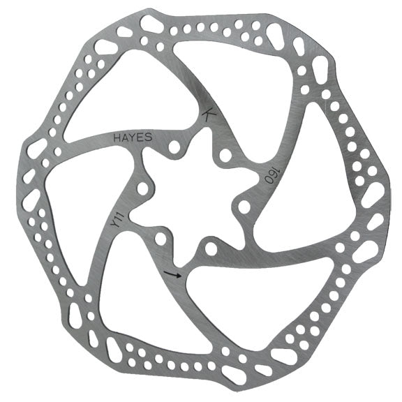 Load image into Gallery viewer, Hayes Brake L-6 Cutout Rotor Kit 160mm (6.3")
