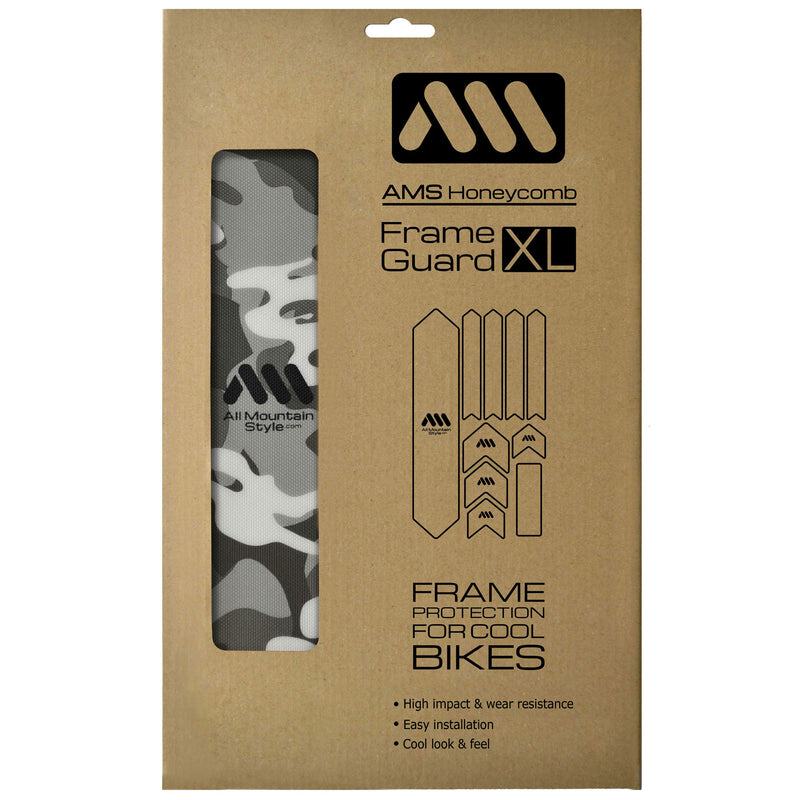 Load image into Gallery viewer, All Mountain Style Extra Honeycomb Frame Guard Clear/Camo
