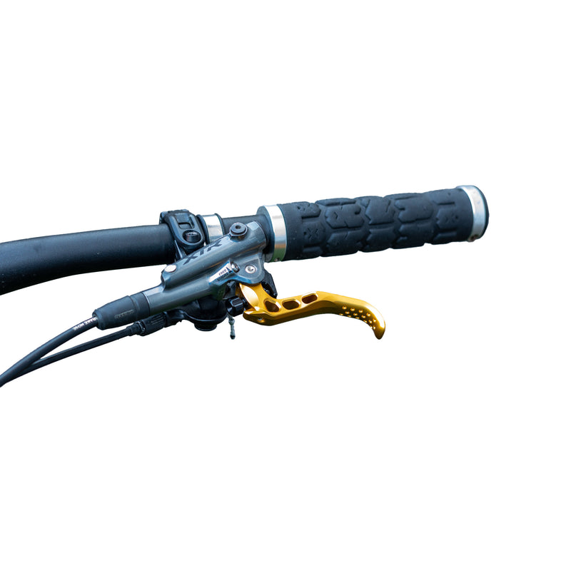 Load image into Gallery viewer, OAK Components SH Brake Lever Blade 2 Piece Kit Shimano Gold
