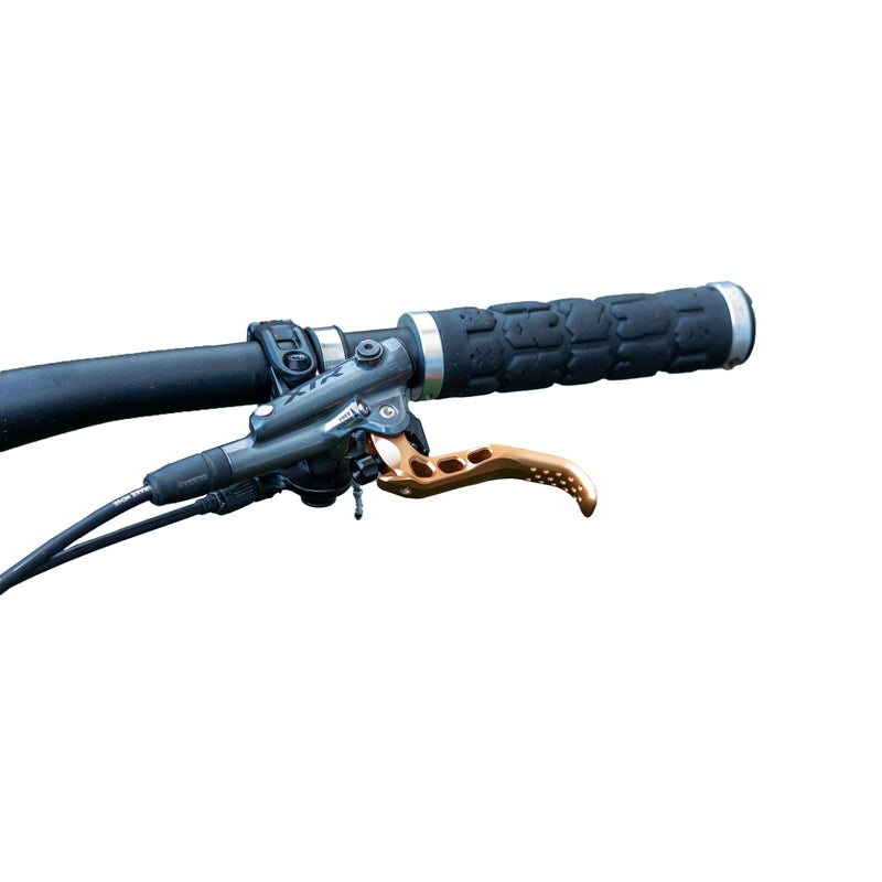Load image into Gallery viewer, OAK Components SH Brake Lever Blade 2 Piece Kit Shimano Kashgold
